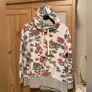 Floral Terry Hoodie
